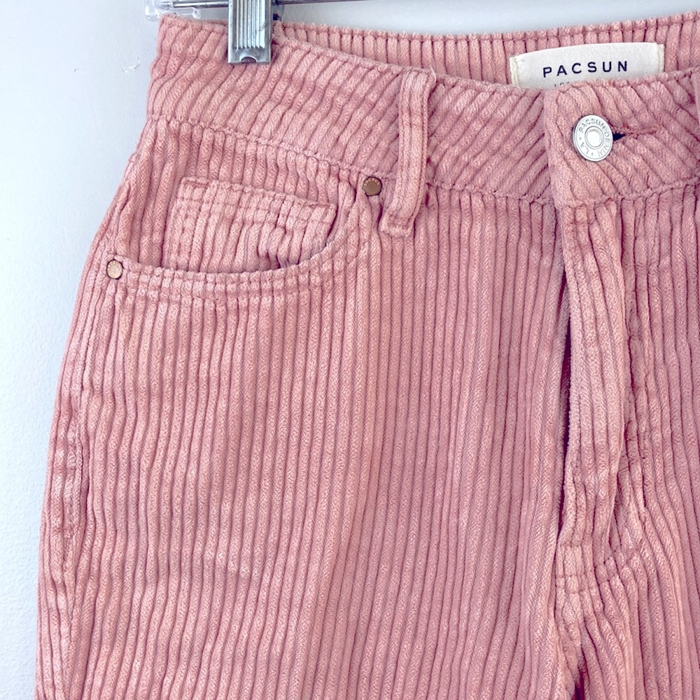PacSun Hibiscus Corduroy Mom Jeans